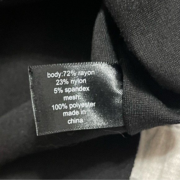 Lane Bryant Black Hooded Full Zip Jacket with Mesh Short Sleeve Size 22/24 - Picture 7 of 9